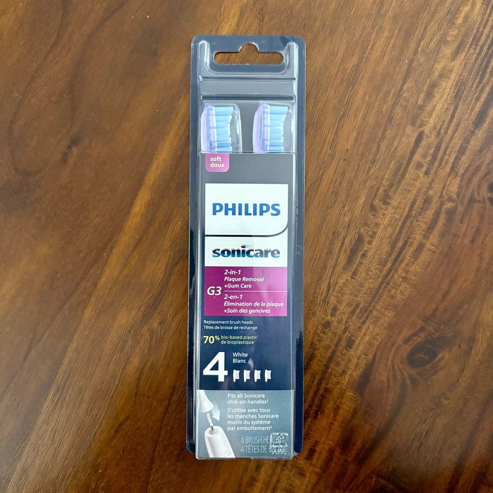 Philips Sonicare G3 toothbrush heads (4 pack)
